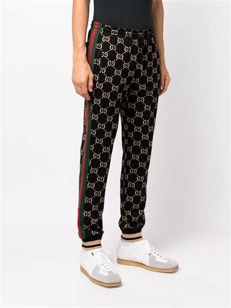 women wearing gucci pants|gucci track pants women's.